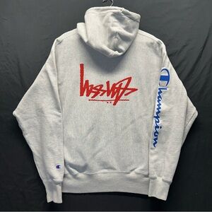 Custom Stussy Champion Hoodie
